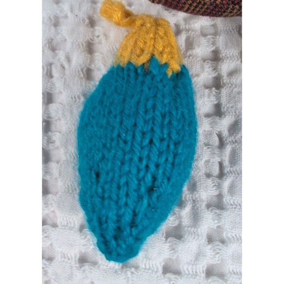 Lot of 6 Vintage Handmade Cloth, Crochet, & Primitive Christmas Ornaments - Picture 7 of 8